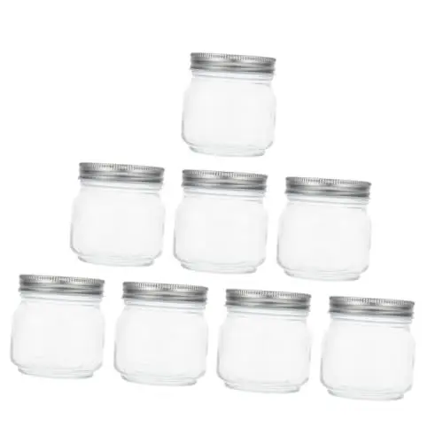 Produktbild: CIYODO 8stücke Kleine Marmeladengläser Mit Luftdichtem Deckel Leere Gläser Für Gelee Tiramisu Früchte Desserts Praktische Aufbewahrungsbehälter Für Küche Und Zuhause