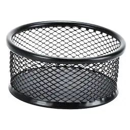 Produktbild: CIYODO Mesh Büroklammer Aufbewahrungsbox Multifunktionale Schreibtisch Organizer Für Papierclips Praktischer Spender Für Bürobedarf Schwarz