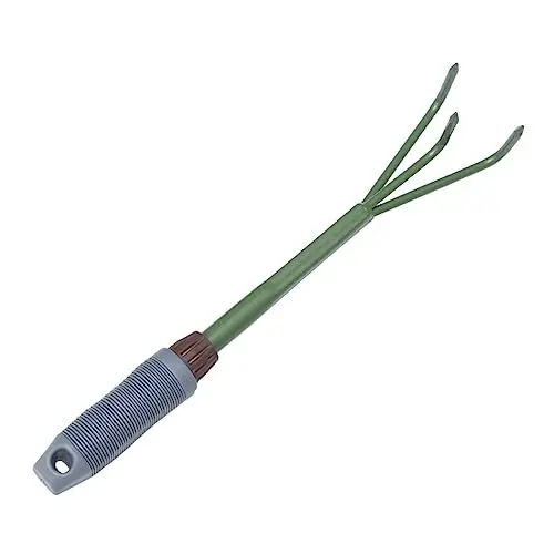 Produktbild: CIYODO Dreizahnrechen Strauchrechen Gartenwerkzeug 3-teilig Zum Jäten Robuste Für Gärten Rasen Und Park