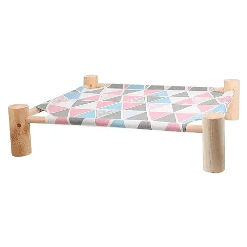 Produktbild: CIYODO Eleviertes Katzenbett aus Strapazierfähigem Material Waschbares Haustierbett für Drinnen für Katzen und Welpen mit Abnehmbarem Design