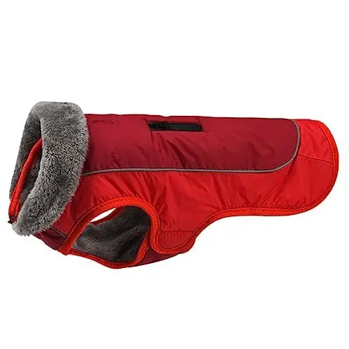 Produktbild: CIYODO Fellkragen Hundekleidung Hundeherbstkleidung Weihnachtspullover Weihnachtspullover Reflektierende Kleidung Hundepullover Für Kleine Hunde Katzenpullover Für Katzen Mäntel