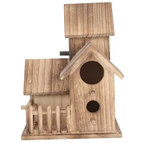 Produktbild: CIYODO Papageienzubehör Vogelnisthaus Holzsittichnest Vogelhaus Für Den Außenbereich Nisthütte