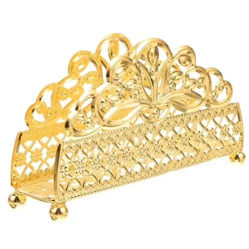 Produktbild: CIYODO Freistehender Serviettenhalter Vintage-Serviettenständer aus Metall für Zuhause Papierserviettenspender Serviettenhalter freistehender Serviettenspender