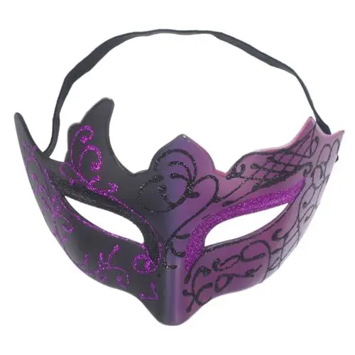 Produktbild: CIYODO Halloween-kostüm Karnevalsmaske Maskenmaske Halbmaske Für Party Cosplay-maske Stilvolle Und Leichte Halbmaske Für Männer Und Frauen