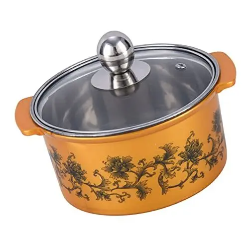 Produktbild: CIYODO -hot Pot Topf Multifunktionstopf Mit Glasdeckel Praktischer Suppentopf Zum Kochen Metalltopf Für Hot Pot Zubereitung Zu Hause Leicht Zu Reinigen Und Langlebig