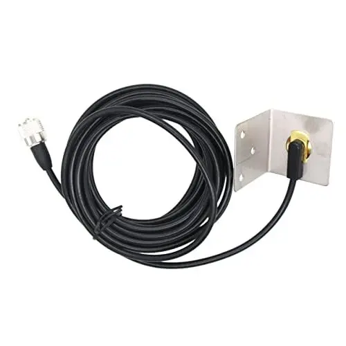 Produktbild: CIYODO Nmo-Linie Nmo-Kabel Verlängerungskabel Mit L-Halterung Verlängerungshalter Nmo Antennenhalterung Kabelhalter Mobilfunkantenne Für Fahrzeuge Rostfreier Stahl Gummi Seitenlinie