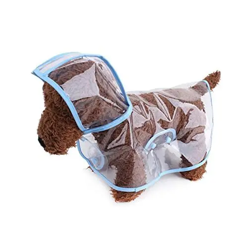 Produktbild: CIYODO Welpen-Regenmantel Haustier-regenbekleidung Hundemäntel Stilvolle Regenbekleidung Für Hunde L