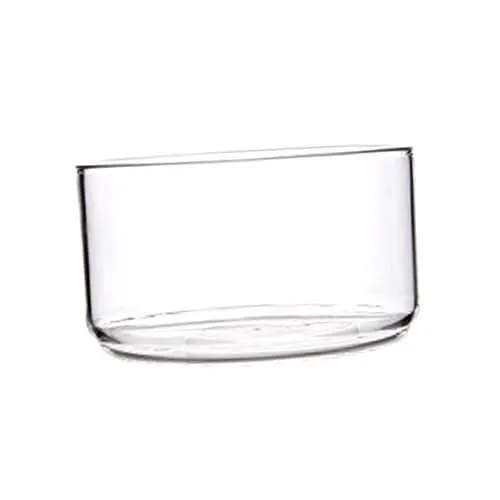 Produktbild: CIYODO Salatschüssel Aus Hitzebeständigem Transparente Servierschüssel Für Obst Gemüse Desserts Und Snacks Design Für Alltag Und Besondere Anlässe Ohne Deckel