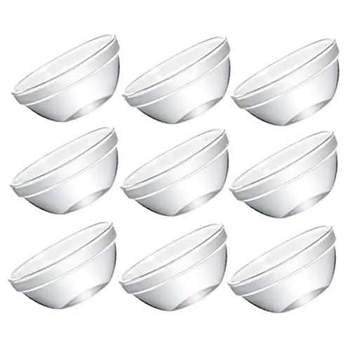 Produktbild: CIYODO Schalen Schüssel 12 Stück Pudding-Schüssel Glas-Dessertbecher Durchsichtige Kuchenbehälter Glas-Dessert Mini-Dessertgläser Petersilie Frische Mini-Dessertbecher Gestapelte Glas