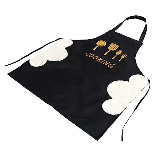 Produktbild: CIYODO Kochschürze Kochschürze Backschürze Damen Pvc-material Ölspritzende Küchenschürze Mit Taschen