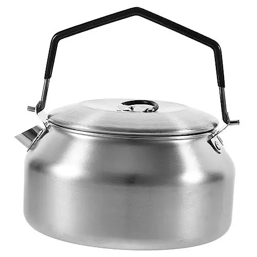 Produktbild: CIYODO Wasserkocher Mit Kochendem Wasser Tragbar Für Outdoor-camping 1 0 L Aus Edelstahl Bequemer Griff