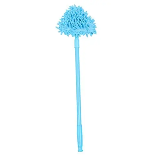 Produktbild: CIYODO Wischmopp Wischmopps Fensterputzer Mikrofaserreiniger Ausziehbarer Dreiecksmopp Dreieckswischmopp Kehrmopp Ausziehbarer Mopp Haushaltsmopp Teleskopmop Zum Drehen Chenille Blau