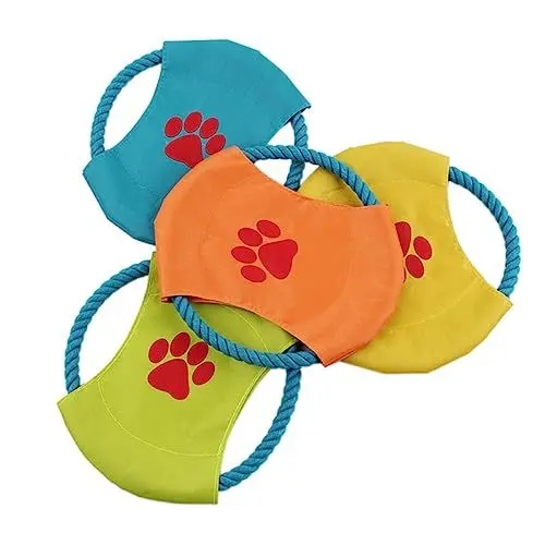 Produktbild: CIYODO Wurfscheiben-Spielzeug Für Haustiere Trainingsspielzeug Für Hunde Wurfscheiben Für Training Von Haustieren Bissfestes Spielzeug Aus Hochwertigem Material Leicht Und Tragbar Für Dri