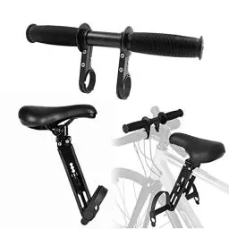 Produktbild: CJBIN Fahrradsitz Kinder Vorne, Kinderfahrradsitz Vorne Lenker mit Pedal, Kindersitz Fahrrad Vorne für Von 2-6 Jahren, Abnehmbarer Fahrradkindersitze für Einige Fahrräder Flachen und Geneigten Rohren
