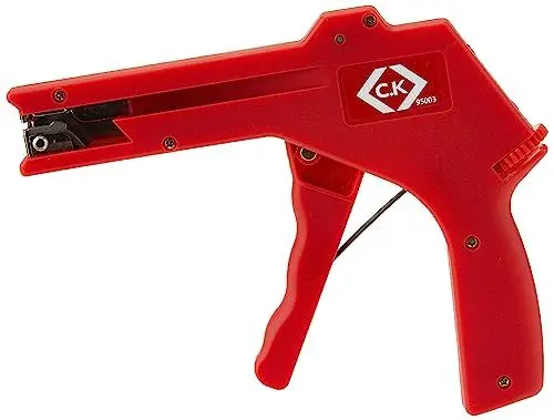Produktbild: C.K Kabelbinder-Zange I Automatisches Spannen und Abschneiden I Langlebiges Material I Einfache Handhabung I Perfektes Spannen unterschiedlicher Breiten | Vielseitige Anwendung