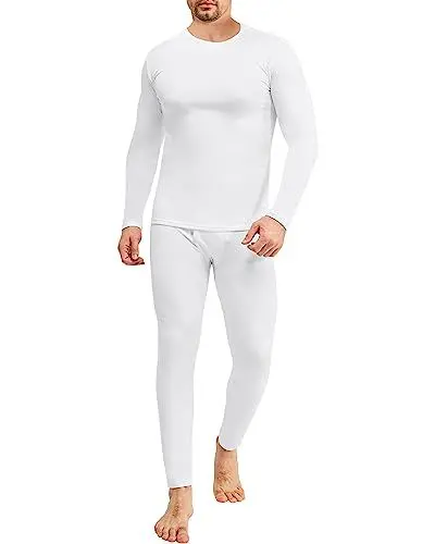 Produktbild: CL convallaria Thermounterwäsche Herren, Funktionsunterwäsche Skiunterwäsche Winter Thermowäsche Set Warm Weich Funktionswäsche Thermo Unterwäsche Thermounterhemd Thermounterhose für Männer