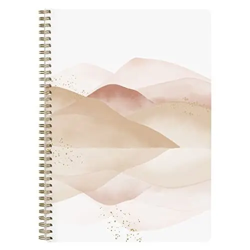Produktbild: Clairefontaine 115964C - Evanescence, Spiralheft DIN A4 21x29,7 cm, 74 Blatt, liniert mit Rand, Motive sortiert, 1 Stück