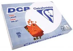 Produktbild: Clairefontaine 1822C Druckerpapier DCP Premium Kopierpapier für farbintensiven Bilderdruck, DIN A3, 29,7 x 42cm, 100g, 1 Ries mit 500 Blatt, Weiß