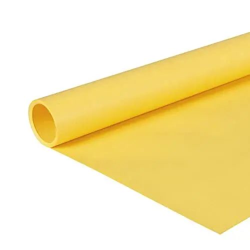 Produktbild: Clairefontaine 195715C Rolle (färbiges Kraftpapier, 10 x 0,7 m, 65 g, PEFC, ideal für Ihre Bastelprojekte) 1 Stück zitronengelb