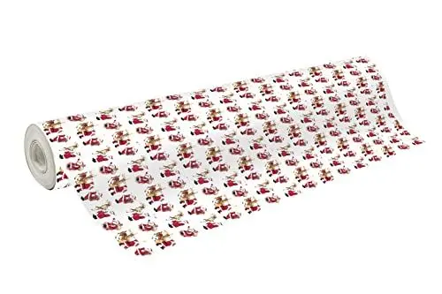 Produktbild: Clairefontaine 211924C - Rolle Geschenkpapier Alliance, 50m x 70cm, 60g, 1 Rolle, Santa