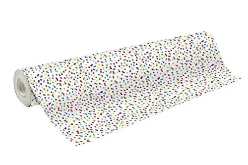 Produktbild: Clairefontaine 211942C - Rolle Geschenkpapier Alliance 60g, 50x0,70m, ideal für Geschenke, Punkte, 1 Rolle
