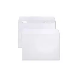 Produktbild: Clairefontaine 2542C - Packung mit 50 Umschlägen weiß C5-162x229mm, vertraulich, selbstklebend, 90g, 1 Pack