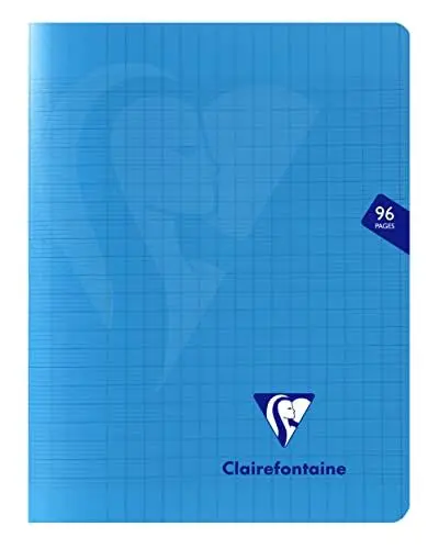 Produktbild: Clairefontaine 303741C - Packung mit 10 Heften Mimesys 17x22cm 48 Blatt, französische Lineatur, PP Einband, farbig sortiert, 1 Pack
