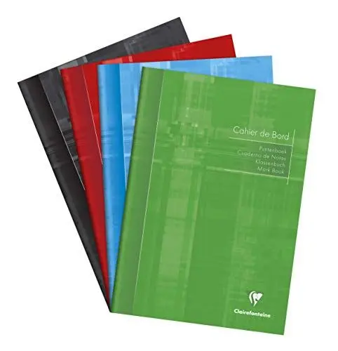 Produktbild: Clairefontaine 3139C - Klassenheft DIN A4 21x29,7 cm, 36 Blatt, 110g, farbig sortiert, 1 Stück