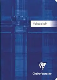 Produktbild: Clairefontaine 36479C Vokabelheft (DIN A6, 10,5 x 14,8 cm, liniert, mit Mittelstrich, 32 Blatt) 1 Stück farbig sortiert