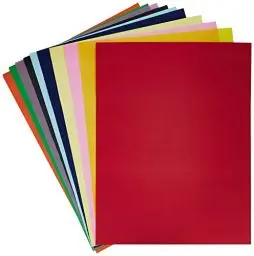 Produktbild: Clairefontaine 384099C - Packung mit 10 Bögen Plakatpapier, 90g, 60x80cm, ideal für Ihre Bastelprojekte, farbig sortiert, 1 Pack