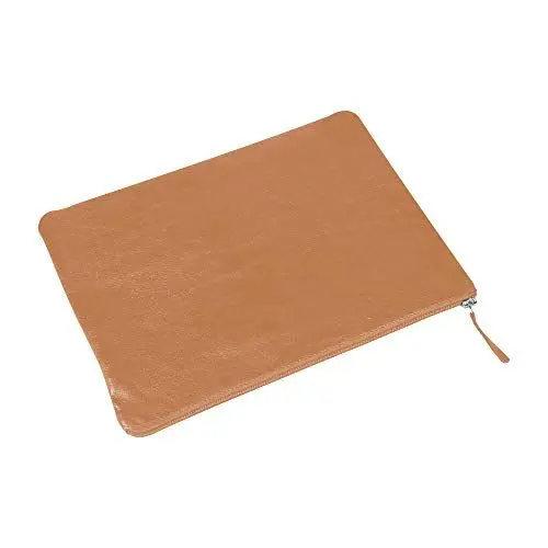 Produktbild: Clairefontaine 410008C Mappe flach (aus Leder, 23x32 cm) 1 Stück Naturbraun