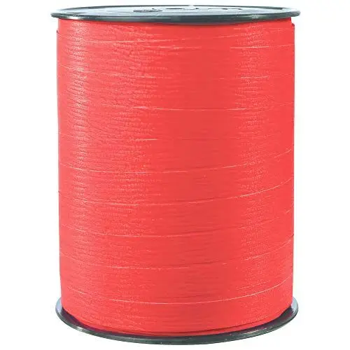 Produktbild: Clairefontaine 601506C Spule Geschenkband matt (250 m x 10 mm, ideal für Bastelprojekte und Geschenke) 1 Stück rot