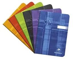 Produktbild: Clairefontaine 3680C Heft (DIN A5, 14,8 x 21 cm, blanko, 48 Blatt) 1 Stück farbig sortiert