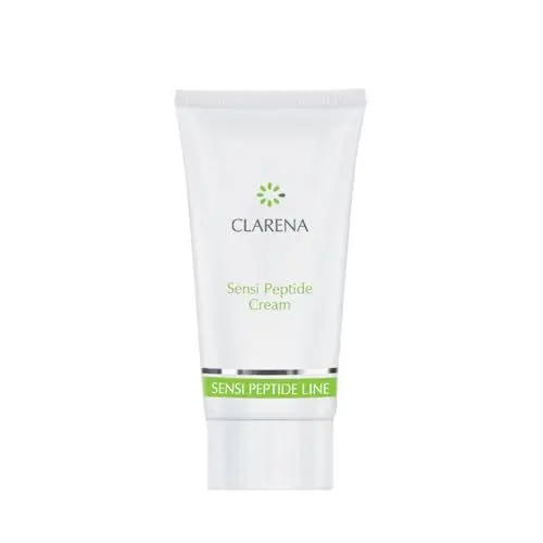 Produktbild: Clarena - Peptide feuchtigkeitscreme gesicht mit sheabutter bio 15 ml - Hyaluron creme gesicht - Vitamin E creme für allergische haut - hals und dekollete creme - gesichtscreme empfindliche haut