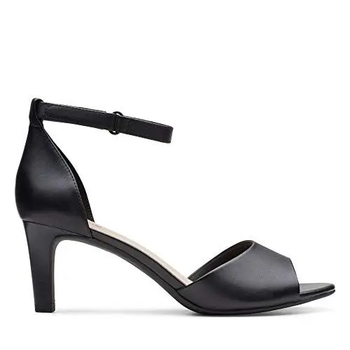 Produktbild: Clarks Damen Alice Greta Riemchenpumps, Schwarz (Black Leather Black Leather)