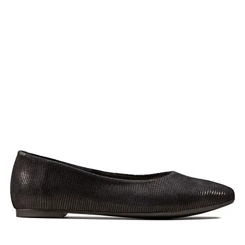 Produktbild: Clarks Damen Chia Violet Geschlossene Ballerinas, Schwarz Black Interest Black Interest, 39 EU