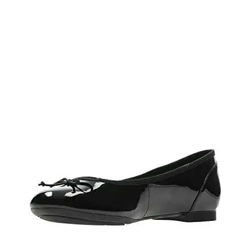 Produktbild: Clarks Damen Couture Bloom Geschlossene Ballerinas, Schwarz (Black Patent) ,38 EU