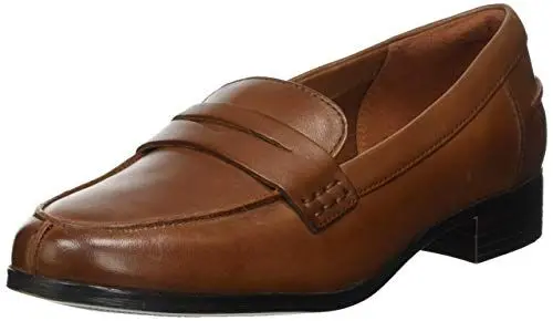 Produktbild: Clarks Damen Hamble Loafer, Braun Tan Leather, 38 EU