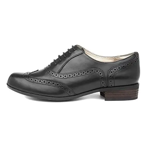 Produktbild: Clarks Damen Hamble Oak Derby, Schwarz Black Leather, 41 EU