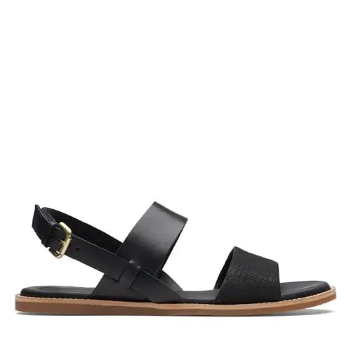 Produktbild: Clarks Damen Karsea Strap Sandal, Black Combi, 37.5 EU