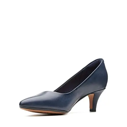 Produktbild: Clarks Damen Linvale Jerica Pumps, Navy Leather, 41 EU