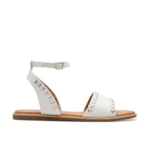 Produktbild: Clarks Damen Maritime May Sandale, Off White Lea, 42 EU