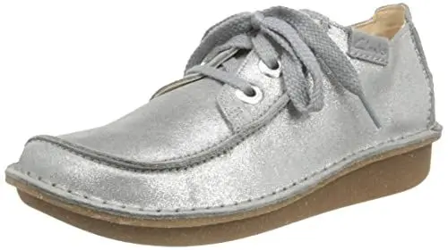 Produktbild: Clarks Damen Oxford Funny Dream, Grey Metallic, 35.5 EU