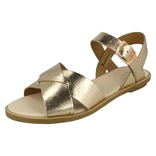 Produktbild: Clarks Damen Willow Gild Slingback Sandalen, Gelb (Rose Gold Rose Gold), 35.5 EU