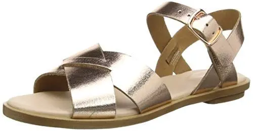 Produktbild: Clarks Damen Willow Gild Slingback Sandalen, Gelb (Rose Gold Rose Gold)