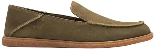 Produktbild: Clarks Herren Clarkbay Step Flacher Slipper, Olive Suede, 44 EU