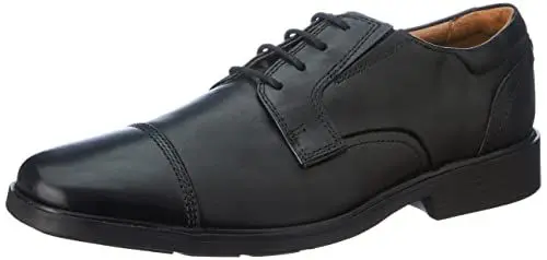 Produktbild: Clarks Herren Clarkslite Cap Oxford, Black Leather, 44 EU
