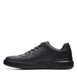 Produktbild: Clarks Herren Courtlite Tie Sneaker, Black Leather, 39.5 EU