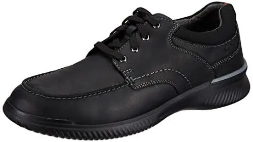 Produktbild: Clarks Herren Donaway Edge Oxford, Black Leather, 42.5 EU