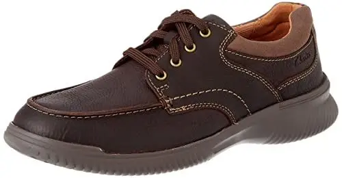 Produktbild: Clarks Herren Donaway Edge Oxford, Brown Leather, 41.5 EU